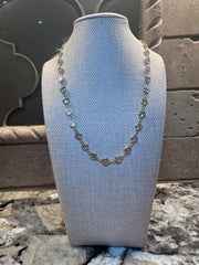 Gold Crystal Necklace - Magnetic Closure