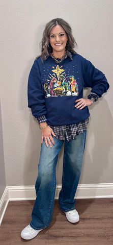 Callie's Nativity Scene Sweatshirt