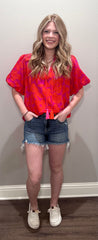Risen High Rise Side Slit Shorts