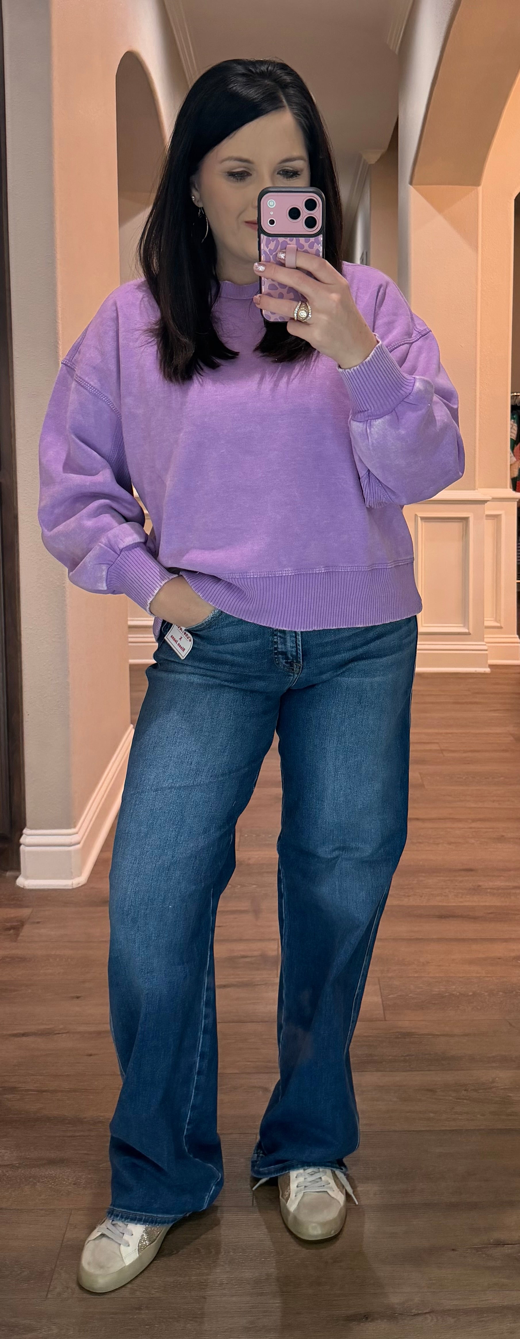 Acid Washed Fleece Oversized Sweatshirt - 10 COLORS