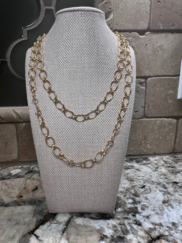 Gold Chain Necklace w/ Magnetic Closure - STYLE 3