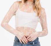 Lace Tops - 9 COLORS!