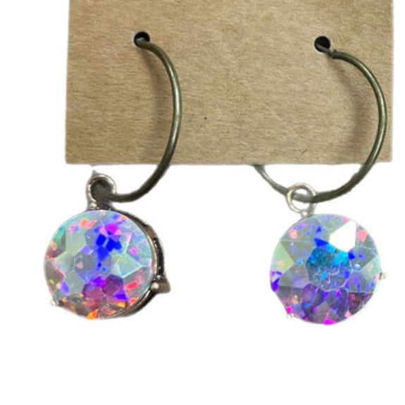 AB Crystal Round Hoop
