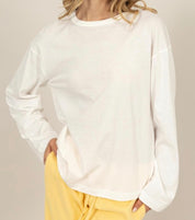 Long Sleeve Cotton Basic Tee - 3 COLORS!