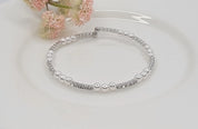 The BEST Little Rhinestone & Pearl Bracelets (3 Pearls in a row) - 2 COLOR WAYS