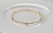 The BEST Little Rhinestone Accent Bracelets - w/ Multi Size Stones - 2 COLORS
