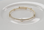 The BEST Little Rhinestone Accent Bracelets - w/ Multi Size Stones - 2 COLORS