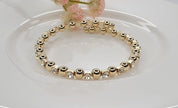 The BEST Little Rhinestone Accent Bracelet - Round Bead/Rhinestone Repeat - 3 COLOR WAYS