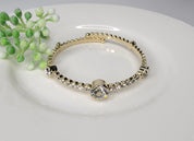The BEST Little Rhinestone Accent Bracelets - Multi Size Larger Stone Mix - 2 COLORS