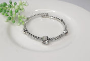The BEST Little Rhinestone Accent Bracelets - Multi Size Larger Stone Mix - 2 COLORS