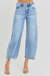 Risen High Rise (SLIGHT) Barrel Jean