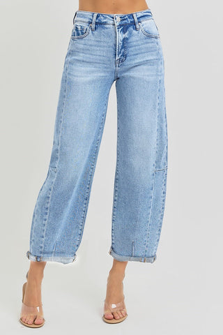 Risen High Rise (SLIGHT) Barrel Jean