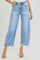 Risen High Rise (SLIGHT) Barrel Jean
