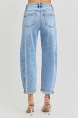 Risen High Rise (SLIGHT) Barrel Jean