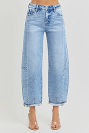 Risen High Rise (SLIGHT) Barrel Jean