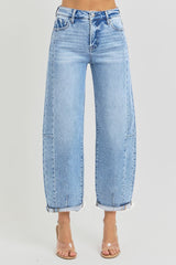 Risen High Rise (SLIGHT) Barrel Jean