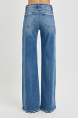 Risen Tummy Control Wide Leg Jeans