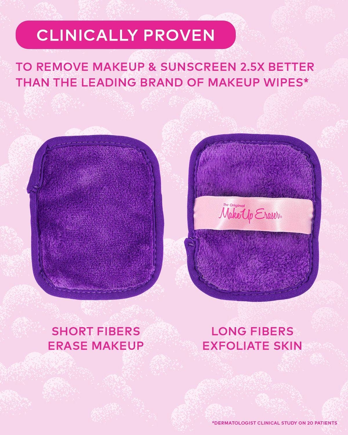 Queen Purple 7-Day Makeup Eraser Set