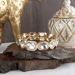 Statement Stretch Gemstone Bracelet - 6 COLOR WAYS