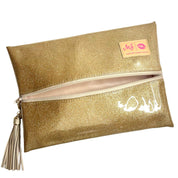 Stardust Gold Makeup Junkie Bag