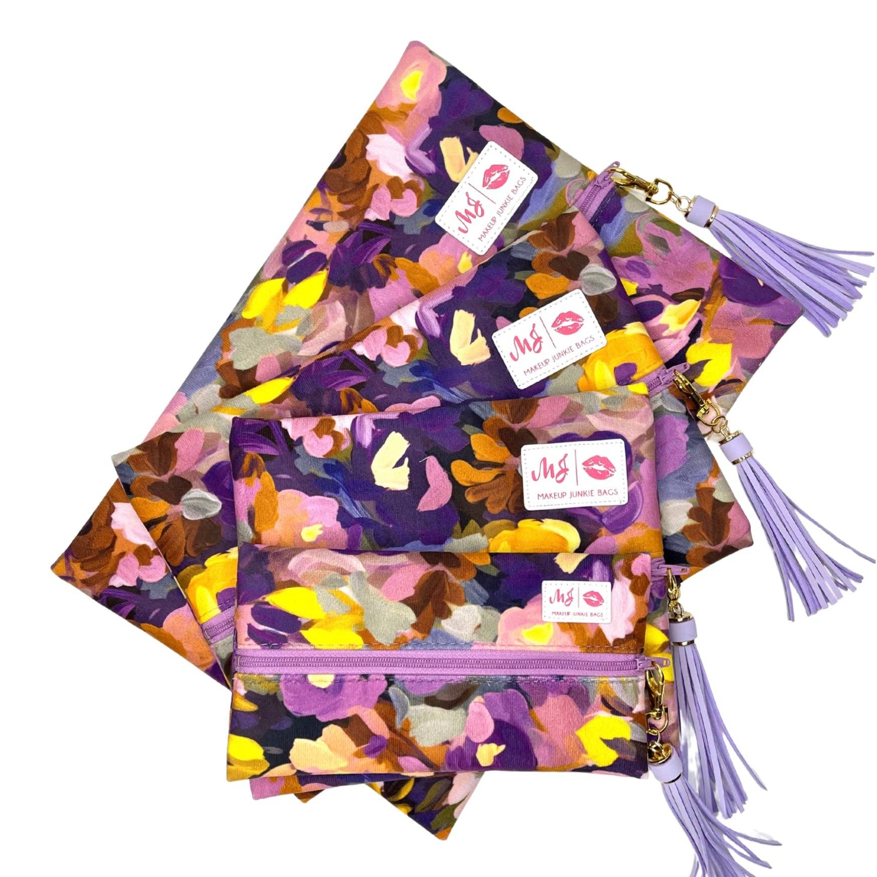 Meadow Lilac Makeup Junkie Bag