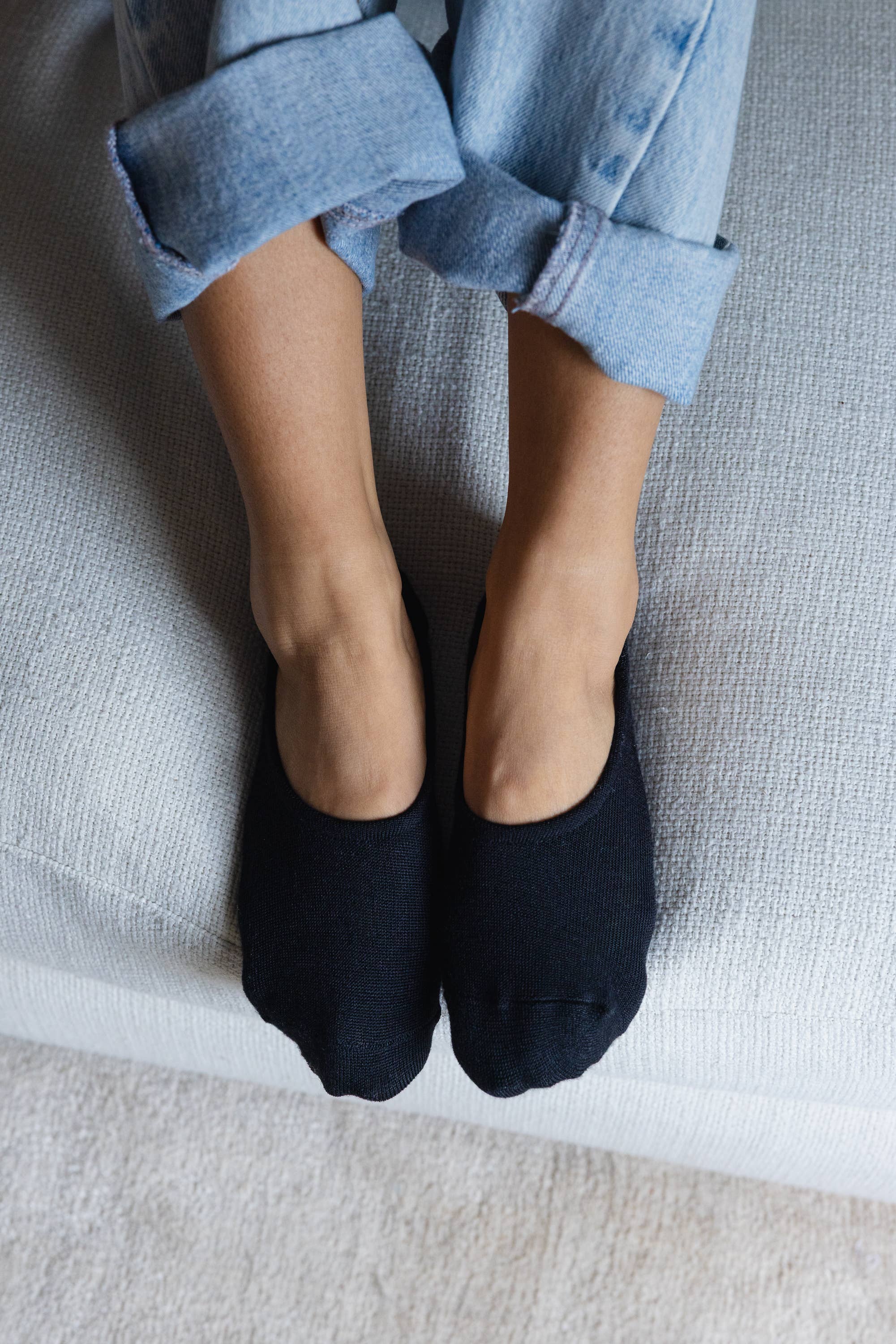No-Show Socks - Solid Black