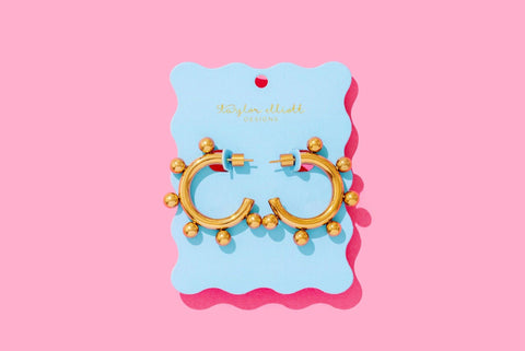 Naomi Medium Hoop Earrings