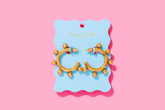 Naomi Medium Hoop Earrings