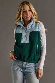 Lt. Blue & Green Vest
