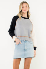 Colorblock THML Knit Top