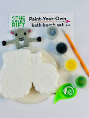 Tractor Paint-Your-Own Bath Bomb