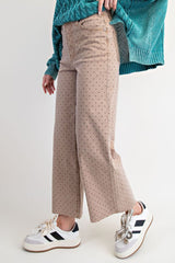 Latte Polka Dot Pants