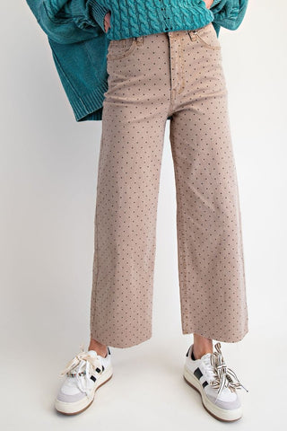 Latte Polka Dot Pants