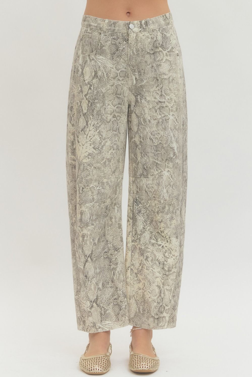 Snake Printed Pants
