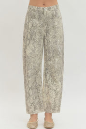 Snake Printed Pants