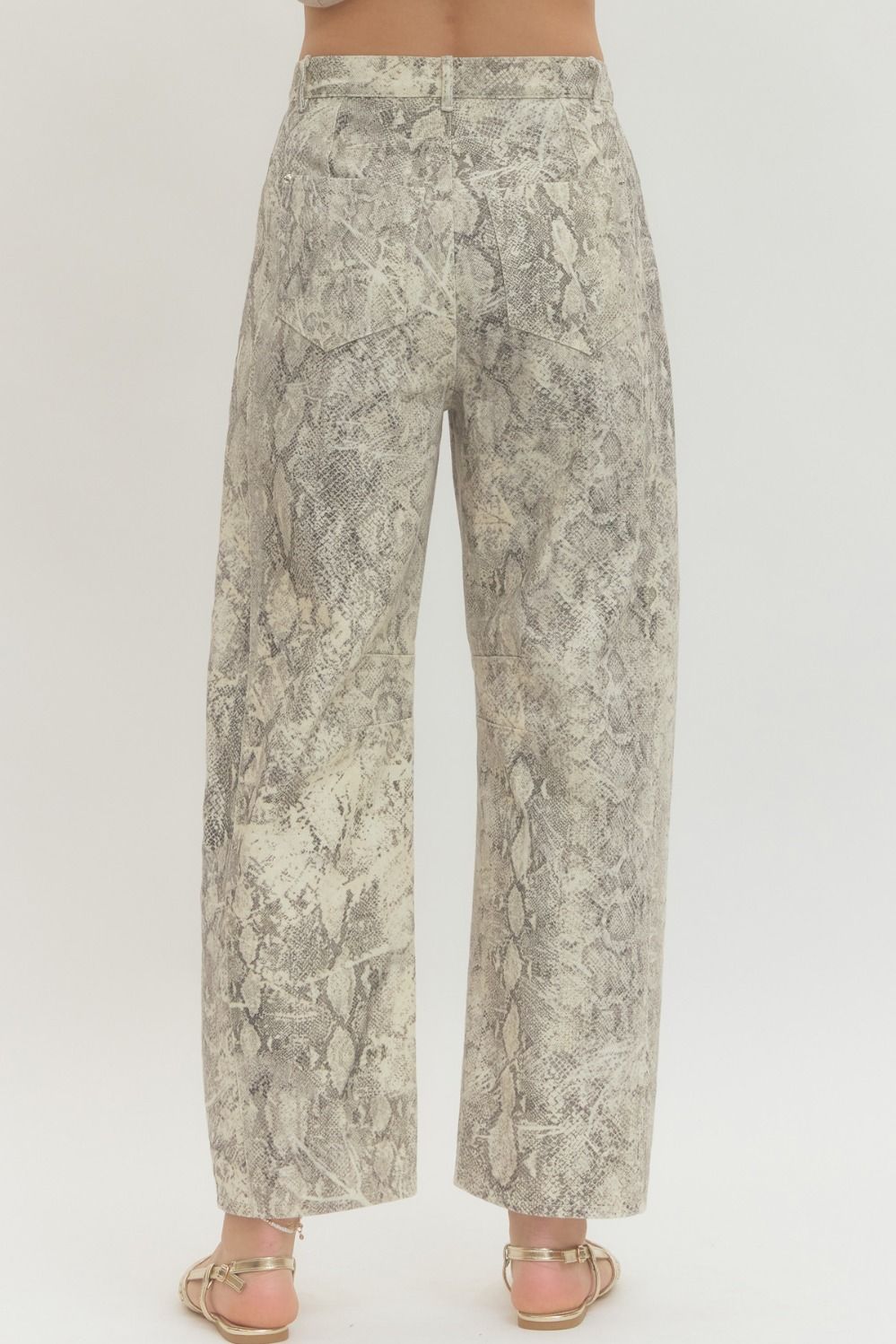 Snake Printed Pants