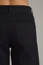 Black Knit Wide Leg Pants