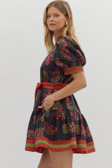 The Most Beautiful Black Floral Dress