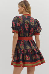 The Most Beautiful Black Floral Dress