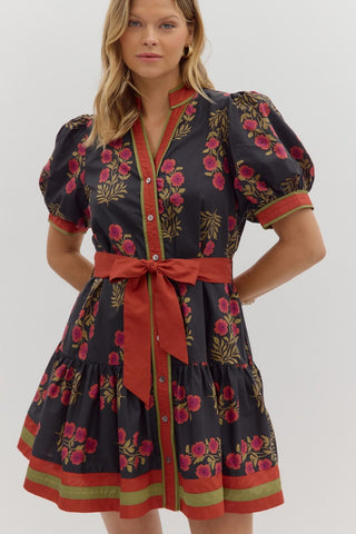 The Most Beautiful Black Floral Dress