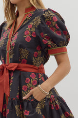 The Most Beautiful Black Floral Dress