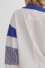 Blue & White Striped Long Sleeve