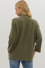 Solid Mock Neck 3/4 Sleeve SOFTEST Top - 2 COLORS