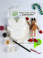 Reindeer Bath Bomb (Paint-Your-Own)