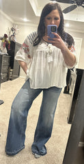 High Rise Wide Leg Straight Jeans