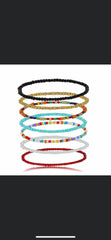 Beaded Stretch Ankle Bracelets